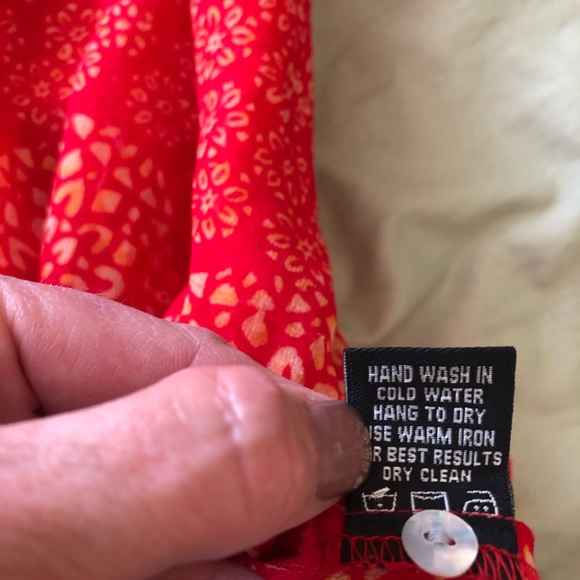 Casual Studio M Nordstrom Semi-Sheer Peasant - Picture 6 of 6